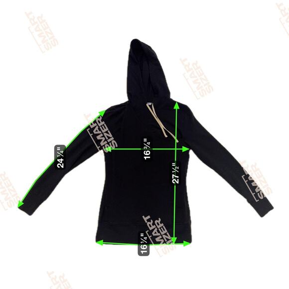 BUN MATERNITY Nursing Hoodie Sz S Black Discreet Winter Cozy Baby Feeding - Picture 6 of 6